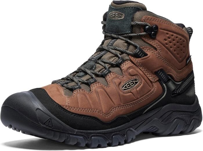 KEEN Men's Targhee 4 Mid Height Durable Comfortable Waterproof Hiking Boots