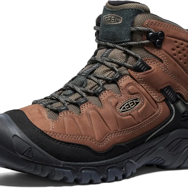 KEEN Men's Targhee 4 Mid Height Durable Comfortable Waterproof Hiking Boots