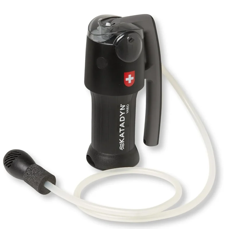 Katadyn Vario Water Filter, Dual Technology Microfilter for Personal or Small Group Camping, Backpacking or Emergency Preparedness
