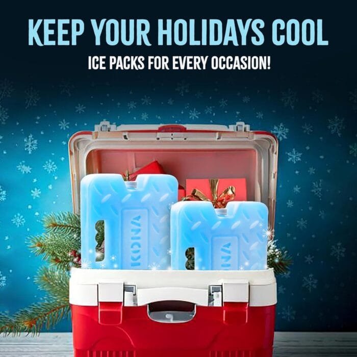 Kona Large Ice Pack for Coolers [Blue Ice 4lb] Extreme Long Lasting Design Absorbs Heat to Cool Faster - Refreezable. Reusable. Colder Than Ice (-5C) Cooler Ice Pack - Image 2