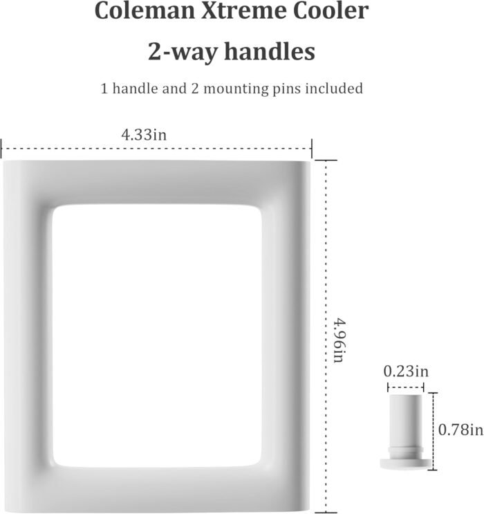 LBB-Parts Cooler Handle for Coleman Xtreme Cooler Replacement, Coleman Cooler Handle Part #3000005306 (1) - Image 2