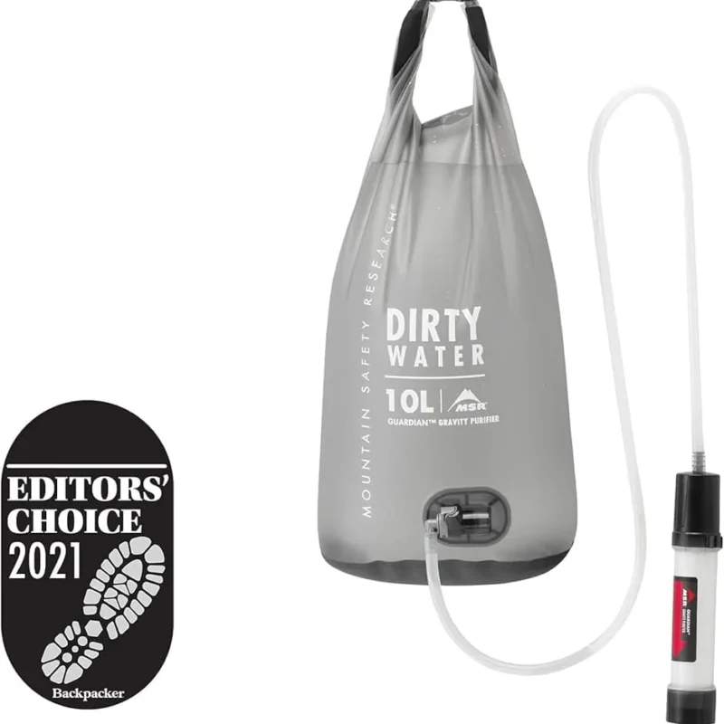 MSR Guardian Gravity Water Purifer for Backcountry Use, Global Travel, and Emergency Preparedness