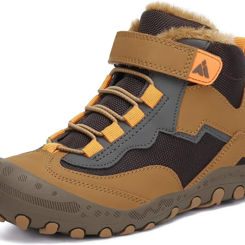 Mishansha Kids Hiking Boots Toddler Girls Boys Hiking Shoes Water-Resistant Anti-Collision Non-Slip Athletic Outdoor Trekking Boots