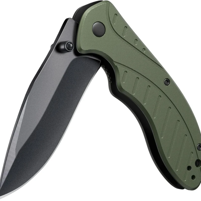 Pocket Knife for Men - 2.99'' Sharp Blade G10 Handle Pocket Folding Knives with Clip - EDC knifves for Survival Camping Fishing Hiking Hunting for Men Women, Green
