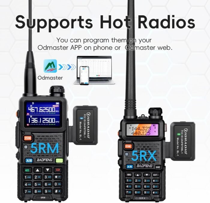 TIDRADIO Ham Radio Wireless Programmer Adapter APP and PC Program for Baofeng UV-5R and Multiple Models No Driver Issues Instead of Program Cable - Image 2