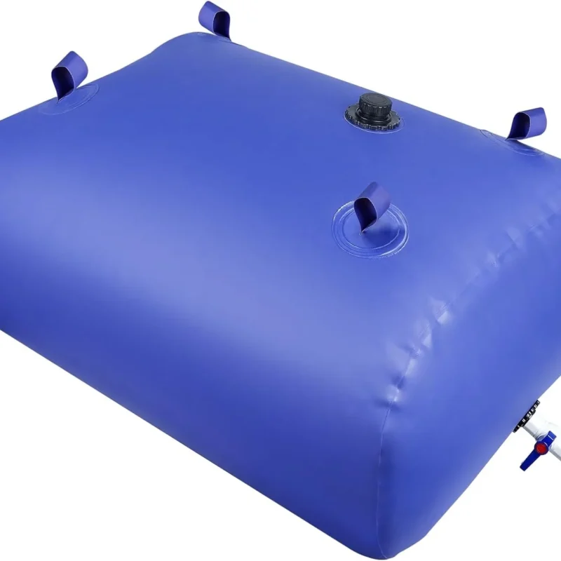 Water Storage Bladder Containers 29Gal/110L - Portable Water Tank Foldable Water Storage Containers with Valve Bathtub Water Bladder,Agricultural Water, Fire Prevention, Emergency Water
