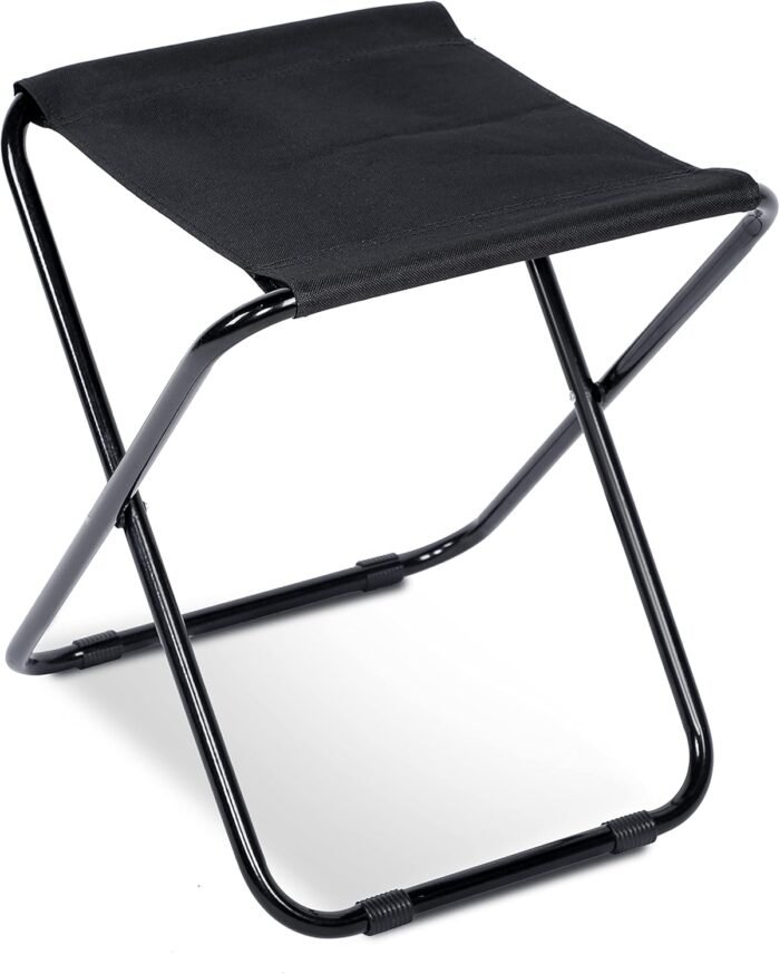 YSSOA Folding Camping Stool, Portable Collapsible Camp Stool, Folding Foot Rest for Lightweight Compact Chair, Foldable Footstool Ottoman for Outdoor Hiking Backpacking Fishing Picnic Barbecue BBQ