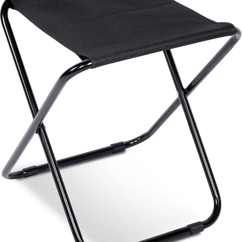 YSSOA Folding Camping Stool, Portable Collapsible Camp Stool, Folding Foot Rest for Lightweight Compact Chair, Foldable Footstool Ottoman for Outdoor Hiking Backpacking Fishing Picnic Barbecue BBQ