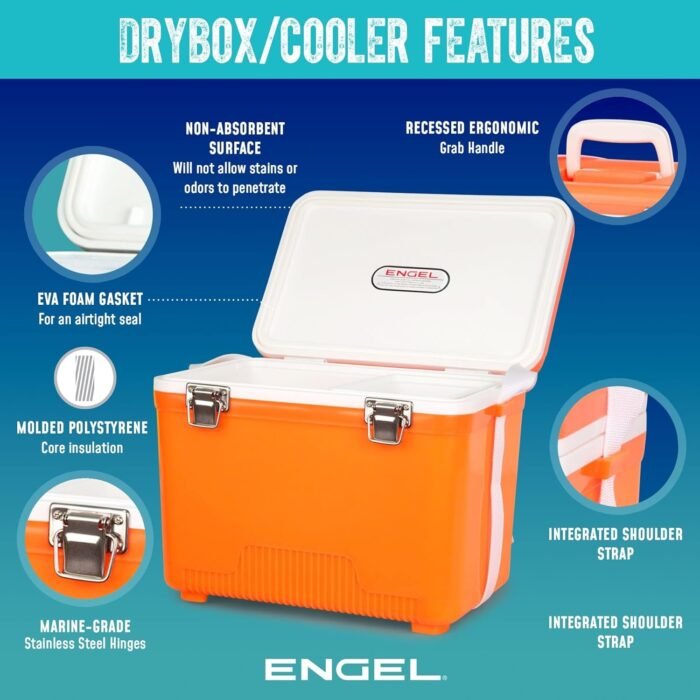 Engel UC30 30qt Leak-Proof, Air Tight, Drybox Cooler and Hard Shell Lunchbox - Image 10