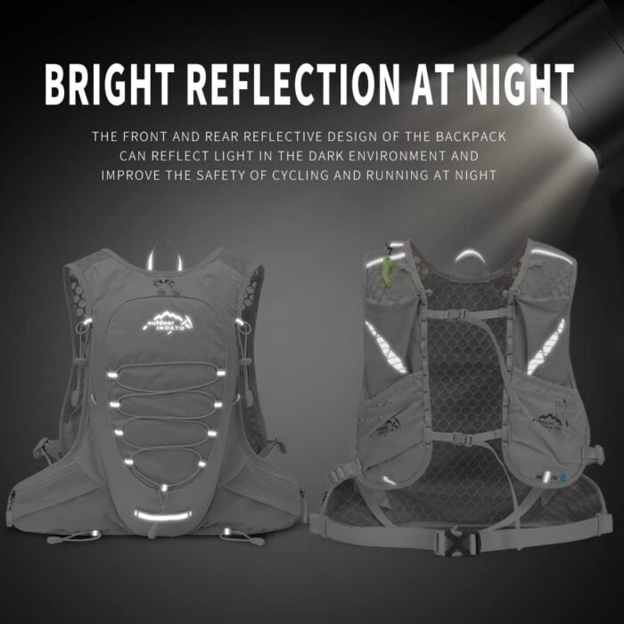 Running Hydration Vest for Men Women Water Backpack for Running 3L Running Hydration Pack for Trail Running Marathon Race Hiking - Image 5