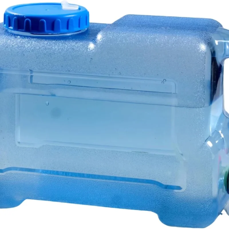 3.17 Gallon Water Container with Spigot, Portable Water Jug, No Leakage Camping Bucket with Tap, BPA Free Emergency Water Storage Tank for Camping, Vehicle, Car, Outdoor Hiking, Picnic