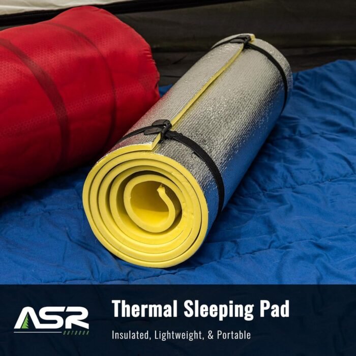 ASR Outdoor Thermal Mat Heat Reflective Camping Sleeping Pad Insulated Winter Chill - Image 2