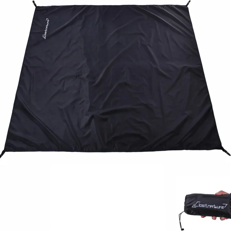 Clostnature Tent Footprint - Waterproof Camping Tarp, Heavy Duty Tent Floor Saver, Ultralight Ground Sheet Mat for Hiking, Backpacking, Hammock, Beach - Storage Bag Included