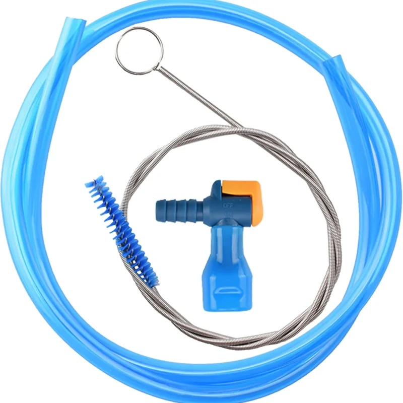 J.CARP High Flow Replacement Tube with ON-Off Switch Bite Valve Tube Nozzle Replacement for Hydration Pack Bladder