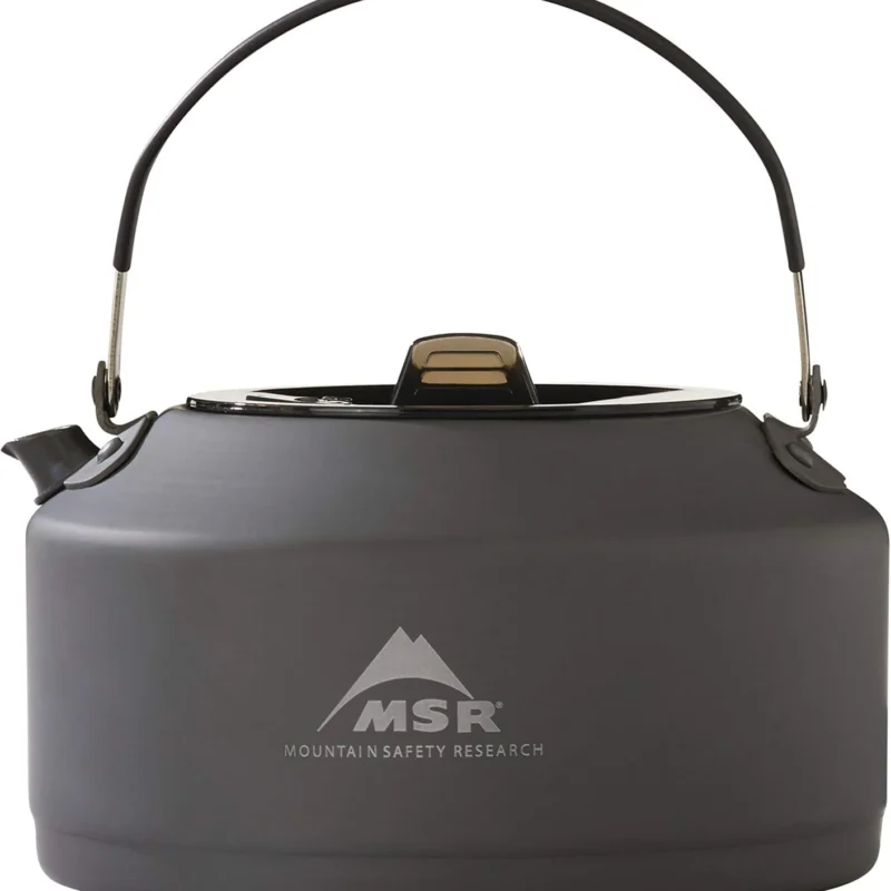 MSR Pika Hard-Anodized Aluminum Camping Teapot, Black