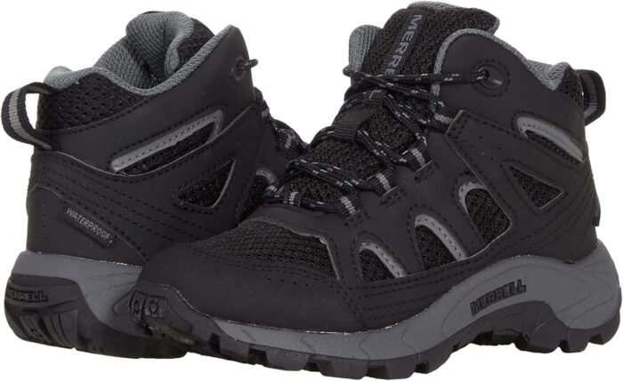 Merrell Kid's Oakcreek Mid Lace Waterproof Hiking Boot