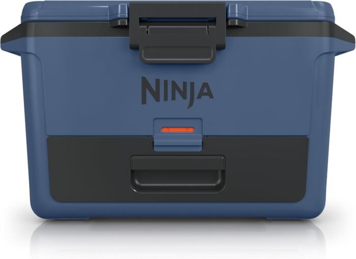 Ninja FB151BL FrostVault 50qt Hard Cooler with Dry Zone, Integrated Fridge-Temp Dry Storage Drawer, Premium Heavy-Duty Insulated Cooler, Keeps Ice for Days, Lakeshore Blue