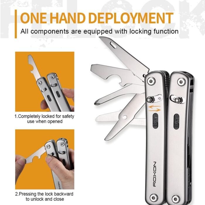 Roxon S804 Flex Multi tool Open-Source Modular Design and Customizable Multitool for Everyday Carry (EDC), Hobbies & Outdoors - Image 2