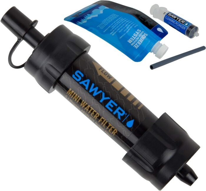 Sawyer Products SP105 MINI Water Filtration System, Single, Black