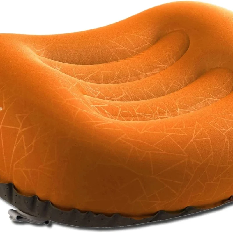 TREKOLOGY Ultralight Inflatable Camping Travel Pillow - ALUFT 2.0 Compressible, Compact, Comfortable, Ergonomic Inflating Pillows for Neck & Lumbar Support While Camp, Hiking, Backpacking