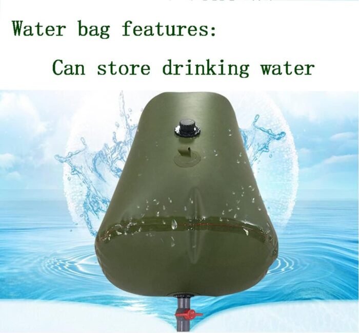 WANLIAN Water Storage Bladder,Potable Water Storage Bladder,Emergency Drinking Water Containers,Soft Drought Resistant Water Bag Camping Equipment Road Trip Potable Water Storage Containers(240L) - Image 2